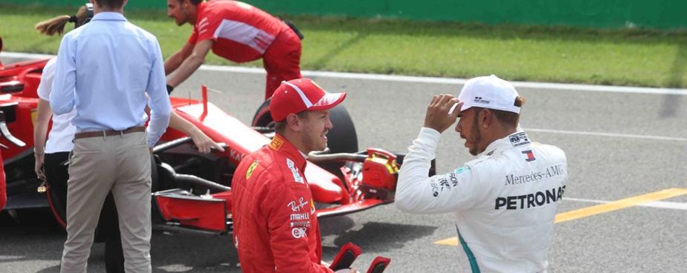 radaelli Monza Gran premio 2018 Vettel - Hamilton