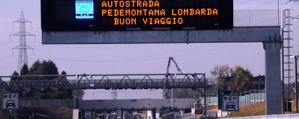 Pedemontana, problemi per chideve pagare pedaggi arretrati