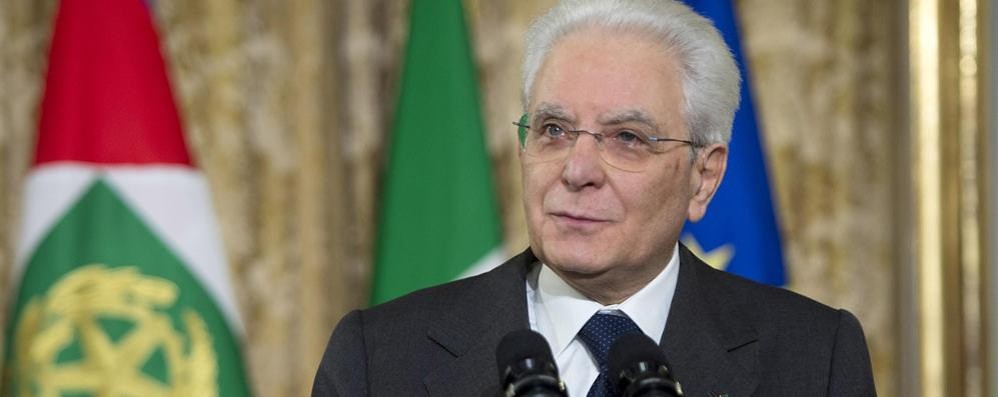 Il Presidente della Repubblica Sergio Mattarella