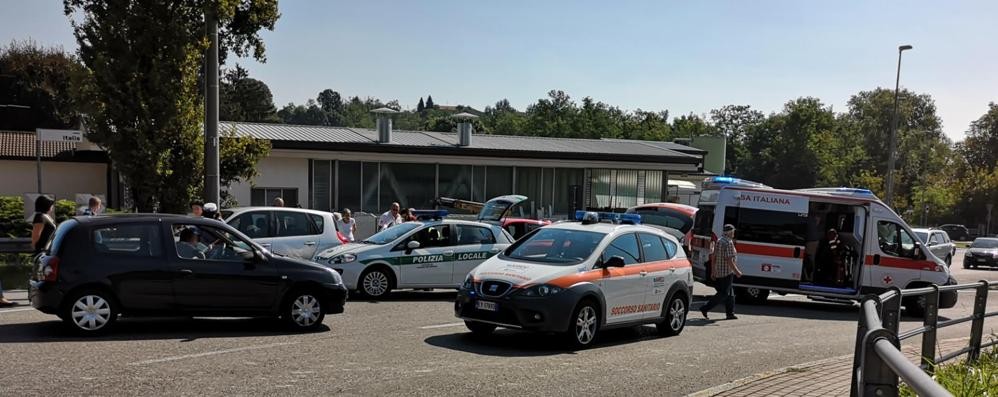 L’incidente in via Verdi a Lentate