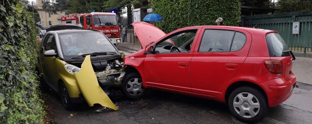 Lentate sul Seveso incidente via Trieste