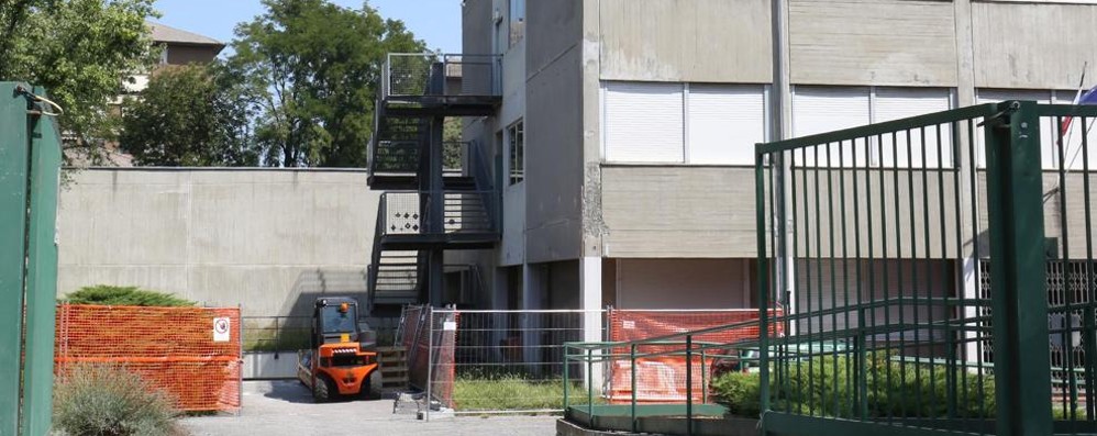 Monza: il cantiere estivo alla scuola Ardigò