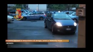 Monza, arresti e sequestri: il video dell’operazione della polizia