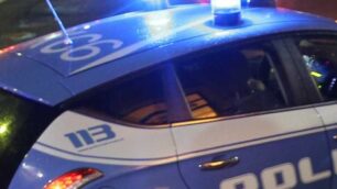 Una pattuglia della polizia