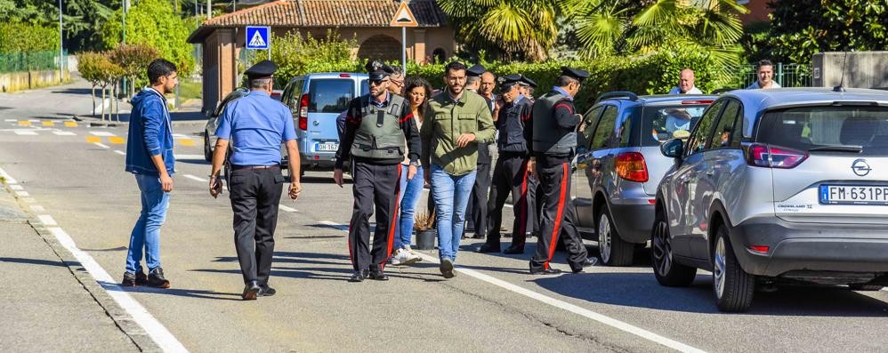 Sparatoria a scanzorosciate in via san pantaleone