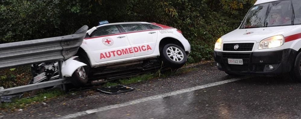 L’auto incidentata