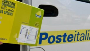 Una consegna di Poste italiane