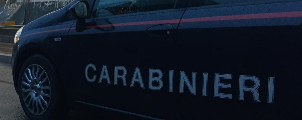 Una vettura dei carabinieri