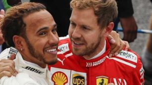 F1: Lewis Hamilton e Sebastian Vettel - foto Fomrula 1 su facebook