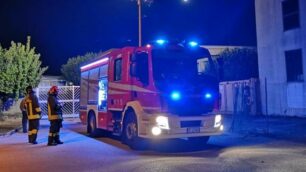 Giussano intervento vigili fuoco odore bruciato