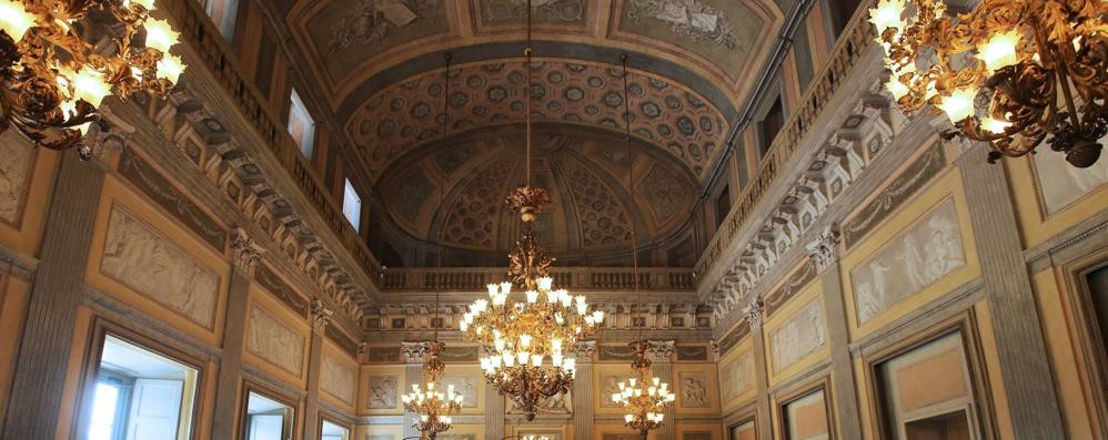 La sala da ballo della Villa reale