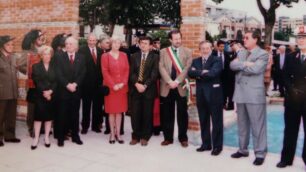 Un momento dell’inaugurazione della CdV, 20 anni fa