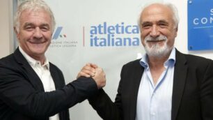 Atletica Antonio La Torre e Alfio Giomi, presidente Fidal - foto fidal.it
