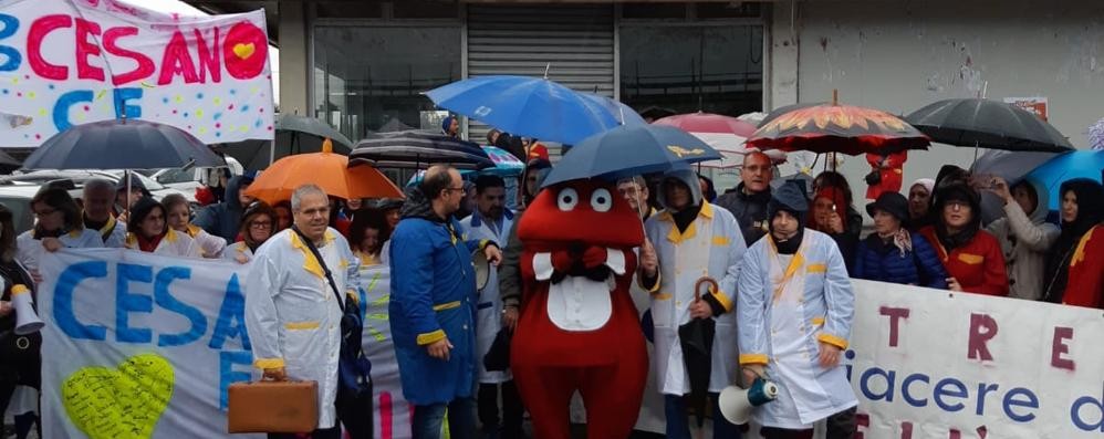 Cesano protesta Iperdì e Superdì a Cologno