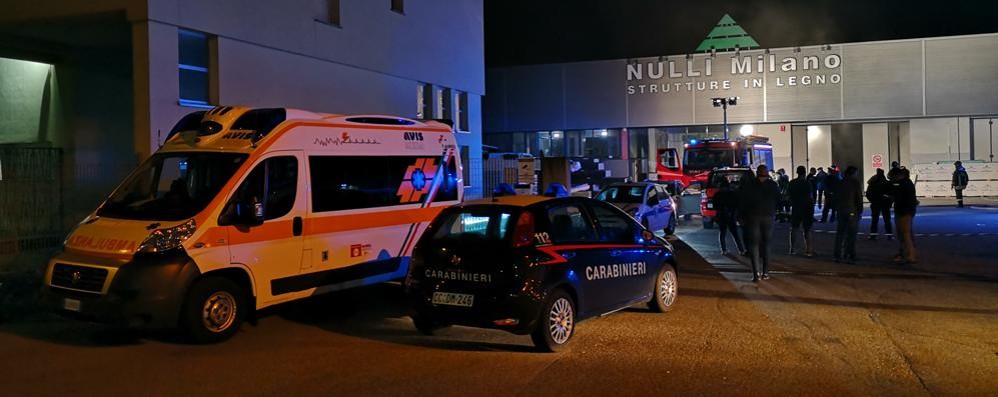 L’incendio di LazzateFoto Edoardo Terraneo