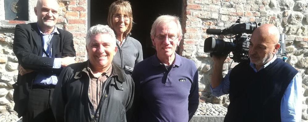 Cornate: Geo&Geo ala Rocchetta Nella foto a tre: da sinistra Renato Ornaghi, Francesco Petretti e Fiorenzo Mandelli