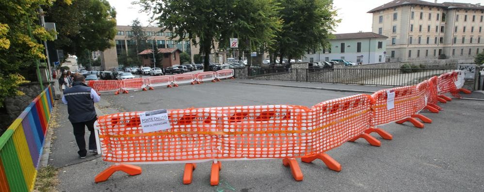 Monza: il ponte sul Lambro di via Colombo