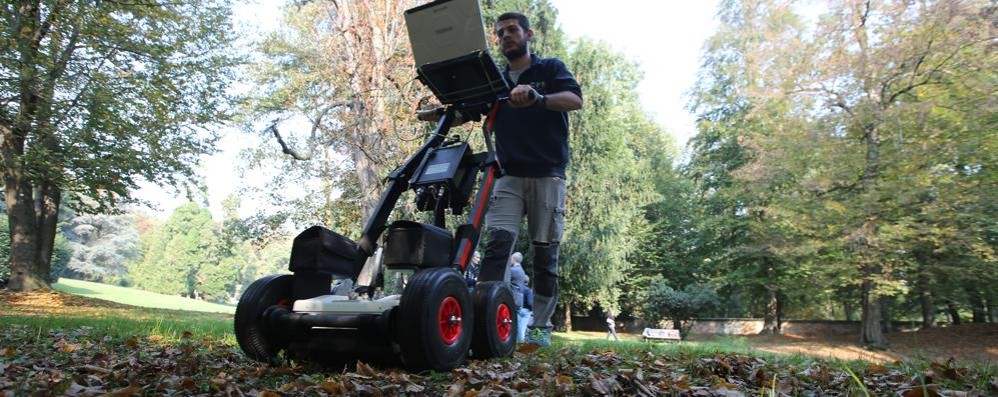 Monza: georadar giardini reali