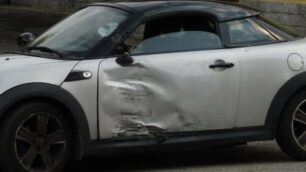 L’auto coinvolta nell’incidente