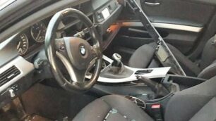 La Bmw cannibalizzata