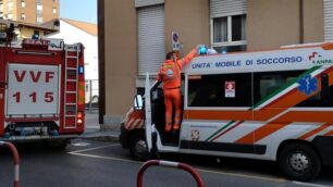 Seregno vigili fuoco via Mariani