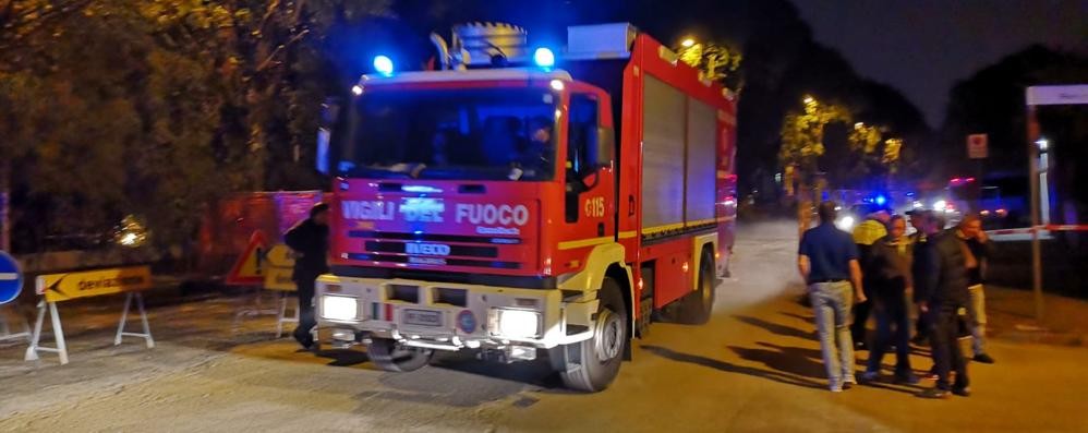 Incendio Cologno Monzese