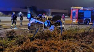 Statale 36 incidente con ribaltamento giovedì 11 ottobre Valassina