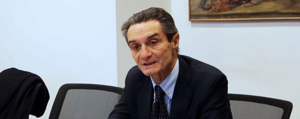 Il governatore della Lombardia, Attilio Fontana