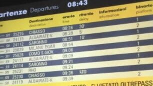 Treni ritardi 5 ottobre stazione Lissone - foto di un lettore