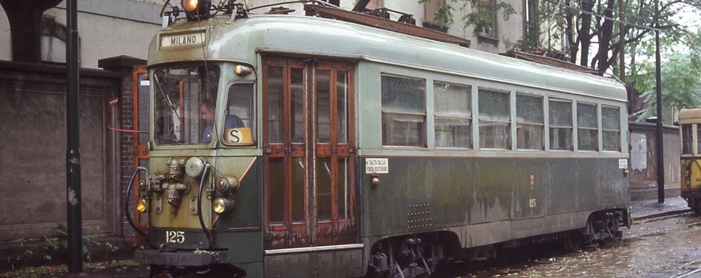 Uno dei tram storici sulle linee brianzole