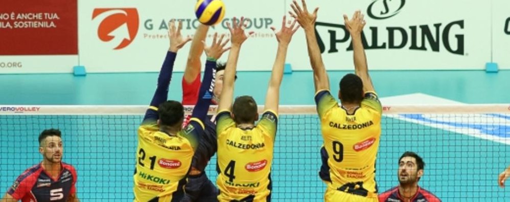 Volley attacco Giannotti Monza vs Verona - foto Vero Volley