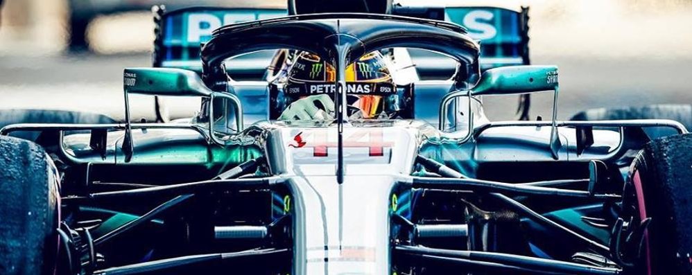 La Mercedes di Hamilton al Gp di Abu Dhabi