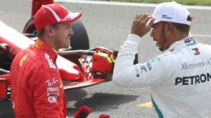Monza Gran premio 2018 Vettel - Hamilton