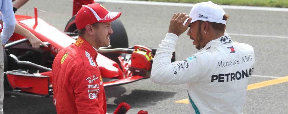 Monza Gran premio 2018 Vettel - Hamilton