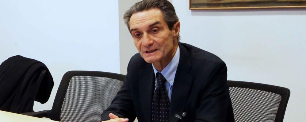 Il presidente della Regione Lombardia, Attilio Fontana