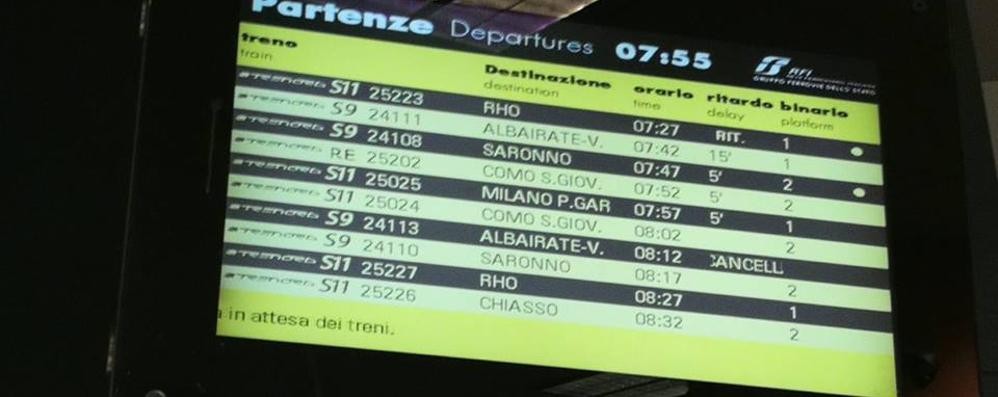 Treni, stazione Lissone ritardi lunedì 5 novembe 2018: "Novembre inizia bene a Lissone" è il post della pendolare