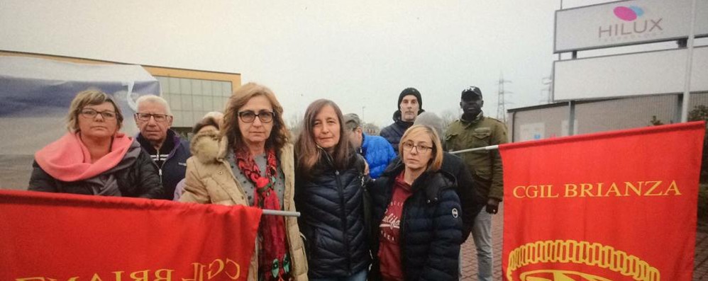 La protesta dei lavoratori HiluxFoto Fabrizio Radaelli