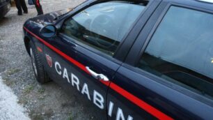 Una vettura dei carabinieri