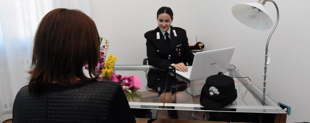 Uno sportello di ascolto dedicato alle donne inaugurato a inizio 2018 alla caserma dei carabinieri di Cesano Maderno