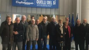 Manifestazione artigiani Monza Brianza a Milano: Quelli del sì, 13 dicembre 2018