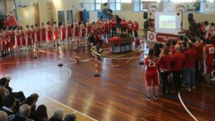 Monza Cerimonia civile saluto Renato Fontana fondatore Polisportiva Cantalupo - Eureka Basket