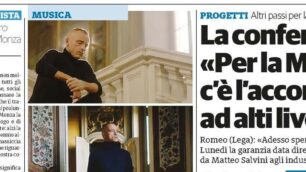 La prima pagina del Cittadino di giovedì 13 dicembre 2018