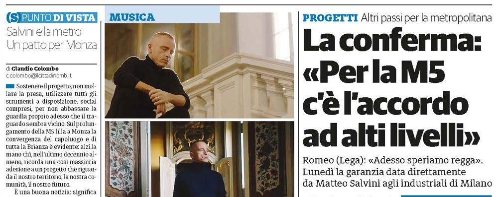 La prima pagina del Cittadino di giovedì 13 dicembre 2018