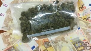 Droga: ha marijuana  e 1.100 euro in contanti, arrestato 19enne