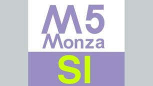 Il logo della campagna M5 sì