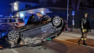 Lentate sul Seveso incidente Nazionale dei Giovi