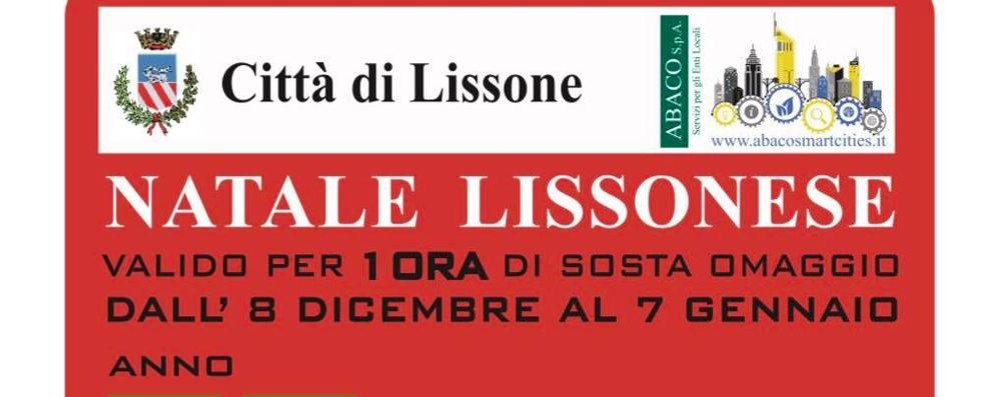 LISSONE: GRATTA E SOSTA per NATALE 2018