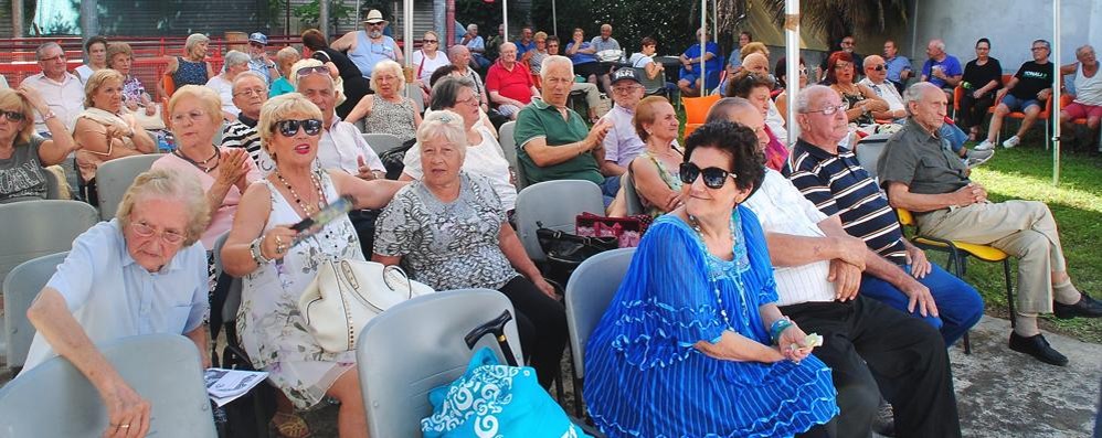 Una festa dell’estate 2018 al centro anziani di Lissone