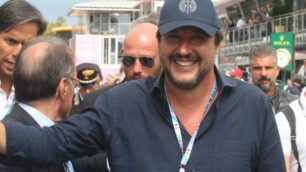 Matteo Salvini al Gran premio di Monza