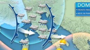 leprevisioni meteo di domenica 16